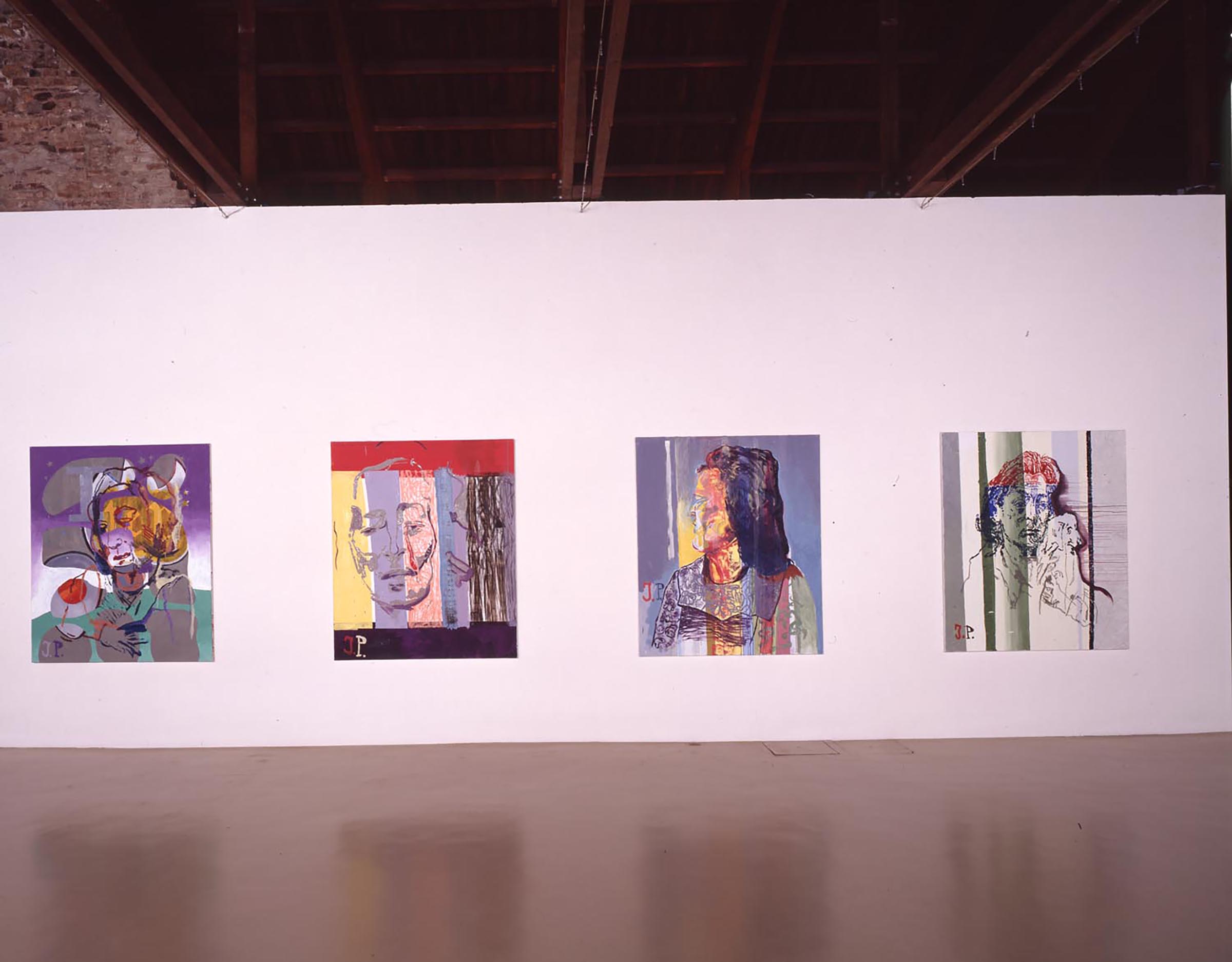 u0022Martin Kippenberger : Respektive 1997-1976u0022, veduta espositiva